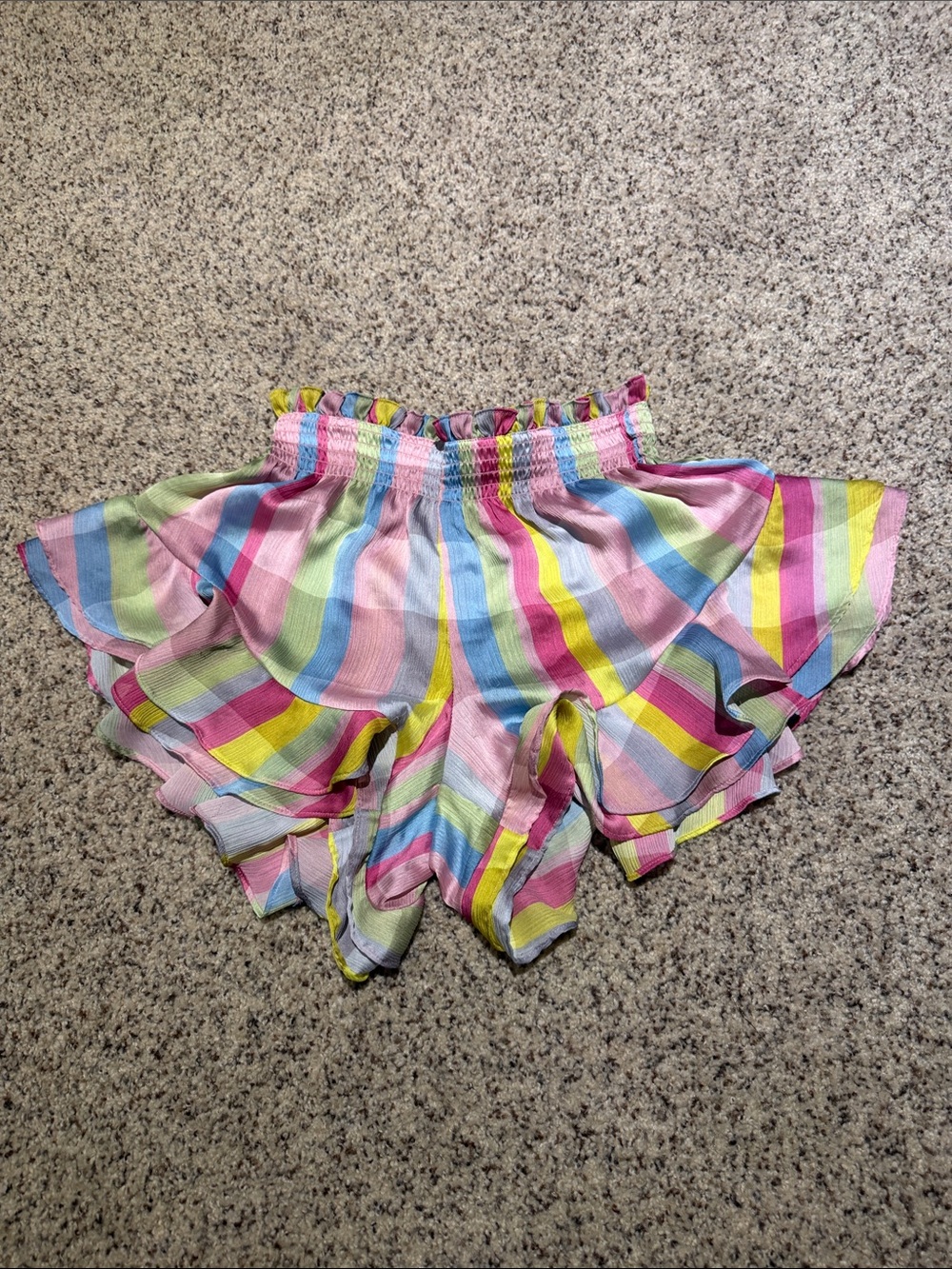 Gianni Bini Striped Beach Shorts - Multicolor